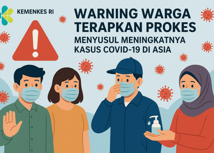 Kemenkes RI Warning Warga Terapkan Prokes, Menyusul Meningkatkan Kasus Covid 19 di Asia