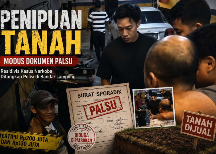 Residivis Kasus Narkoba Ditangkap usai Diduga Menipu Korban dengan Modus Jual Tanah Bermodal Dokumen Palsu