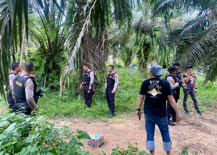 Polisi Bongkar Gubuk Diduga Tempat Pesta Sabu di Lampung Tengah, Pelaku Kabur