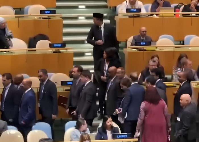 Delegasi Indonesia Tinggalkan Ruang Sidang PBB Jelang Benjamin Netanyahu Sampaikan Pidato
