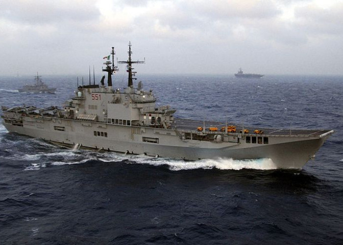 Kapal Induk Giuseppe Garibaldi Tiba di Perairan Indonesia, Dikawal Dua Fregat TNI AL