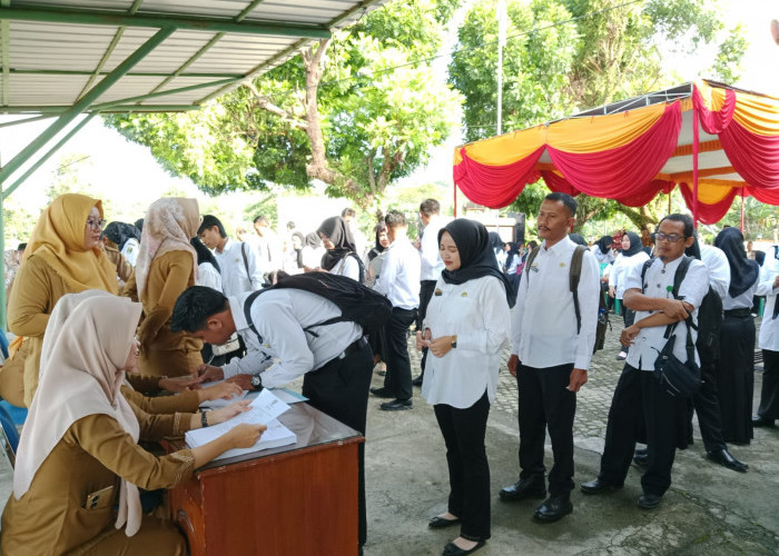 Senangnya Hati, 749 PPPK Tanggamus Lampung Tanda Tangan Kontrak Kerja