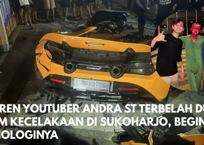 McLaren YouTuber Andra ST Terbelah Dua dalam Kecelakaan di Sukoharjo, Begini Kronologinya