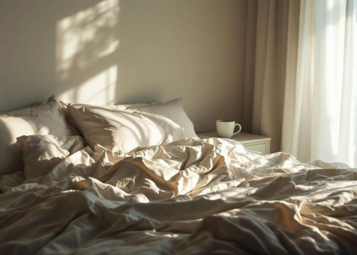 Rajin Mengganti Sprei dan Merapikan Tempat Tidur Membantu Menjaga Kebersihan Kamar