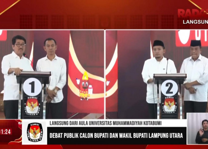 Debat Perdana Pilkada Lampung Utara 2024: Pelayanan Publik Dan Kesejahteraan Masyarakat