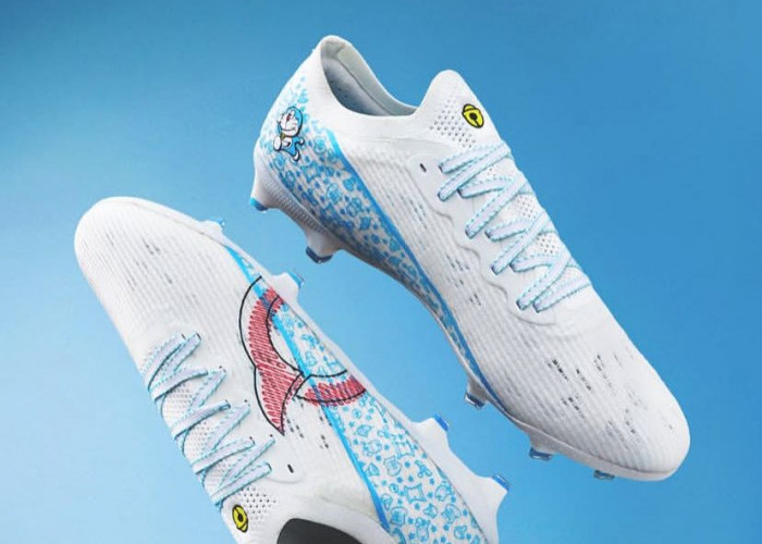 Ortuseight Rilis Sepatu Bola Edisi Khusus Doraemon Nostalgia di Lapangan Hijau