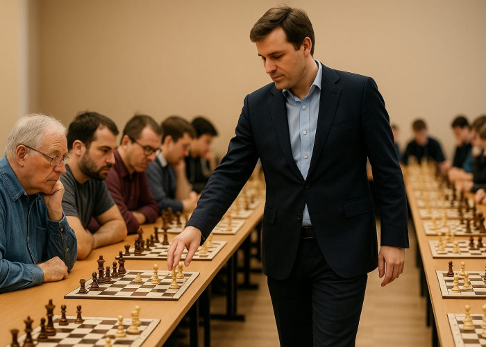 Simultan Catur: Ketika Satu Lawan Banyak, Siapa Takut?