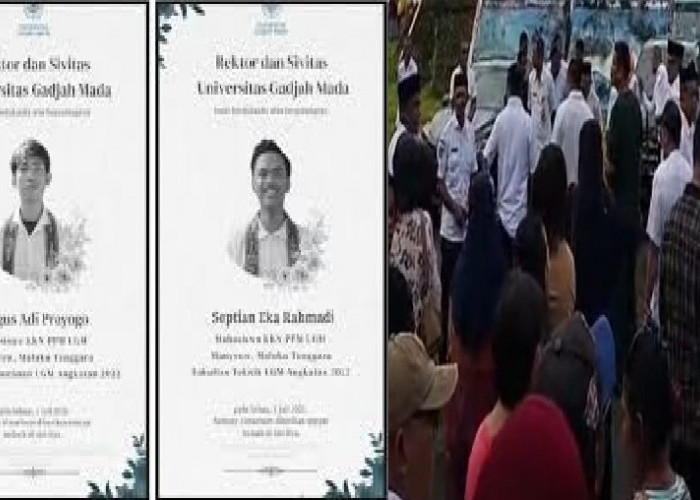 Suasana Haru Iringi Pemulangan Dua Mahasiswa UGM Korban Tenggelamnya Longboat di Maluku Tenggara