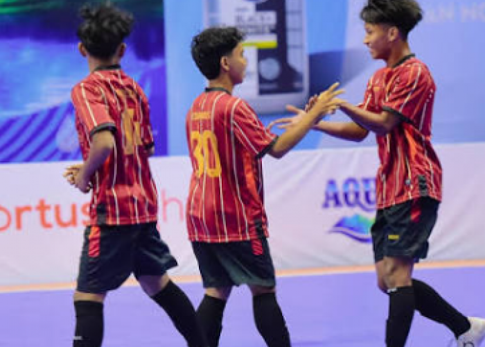 Suporter SMKN 2 Yogyakarta Tampil Ciamik dan Tertib di Futsal Series 2026