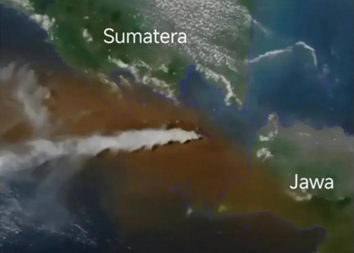 Semburan Abu Gunung Anak Krakatau Capai 15 Km, Mengarah ke Samudra Hindia
