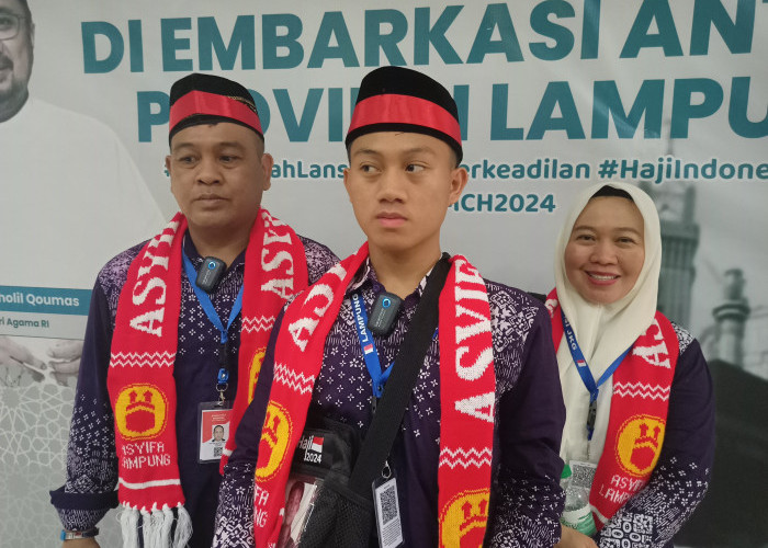 Muda dan Ganteng, Jamaah Calon Haji Termuda Lampung Masuk Karantina, Siapa Dia ?