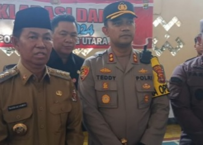 Polres Lampung Utara Deklarasi Damai Pemilu 2024, Ini Poin Harus Dipatuhi