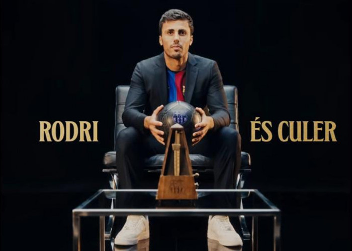 Here We Go! Barcelona Sepakati Transfer Rodri dari Manchester City Senilai Rp1,4 Triliun