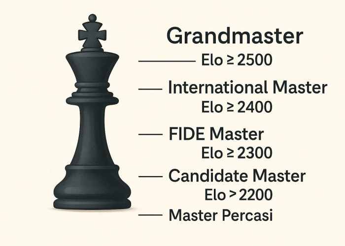 Mau Dapat Gelar di Catur? Ini Jenis-Jenisnya dan Cara Meraihnya