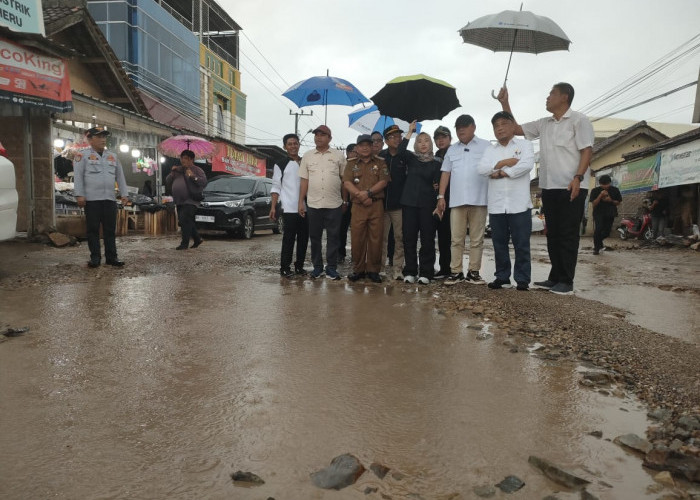 Komisi IV DPRD Lampung Sidak Jalan Rusak Parah di Bangunrejo Mirip Kubangan Kerbau