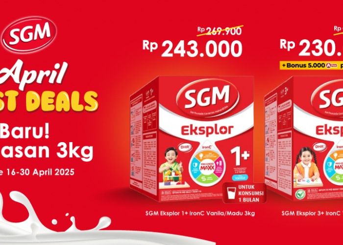 Diskon Hebat di Alfamart! Susu SGM 3kg Turun Harga, Jangan Lewatkan April Best Deals!