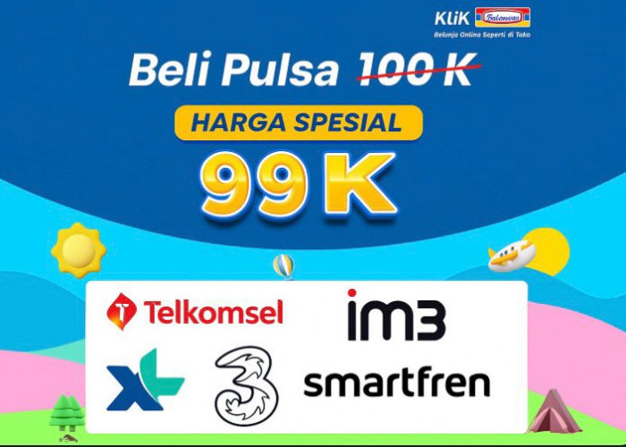 Promo Spesial Indomaret: Beli Pulsa 100K Cuma Bayar 99K!