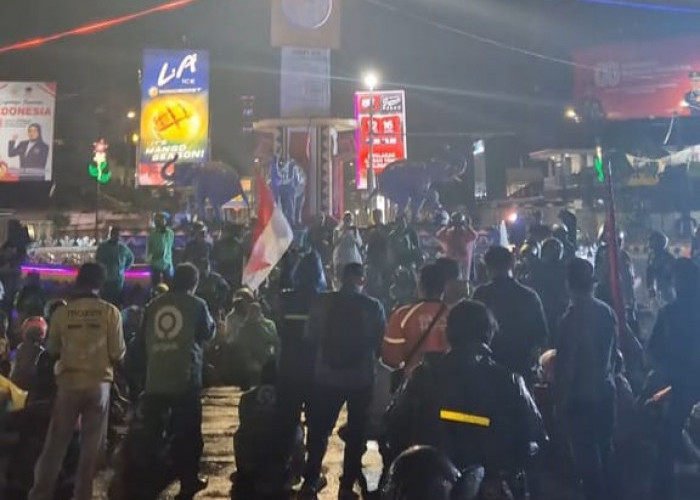 Ratusan Ojol di Bandar Lampung Gelar Aksi Doa Bersama untuk Affan Kurniawan