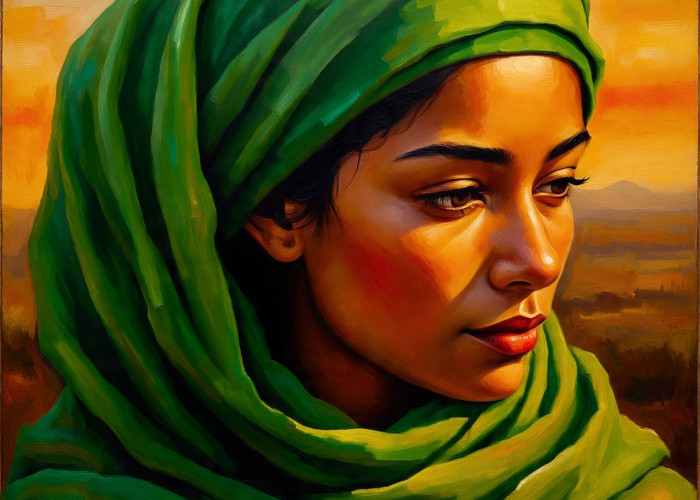 Bayangan itu Kupanggil 'Rotul Aliyah', Wanita Ayu BerKerudung Hijau