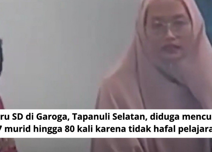 Guru SD di Tapanuli Selatan Hukum Murid dengan Cubitan Hingga 80 Kali, Orang Tua Protes