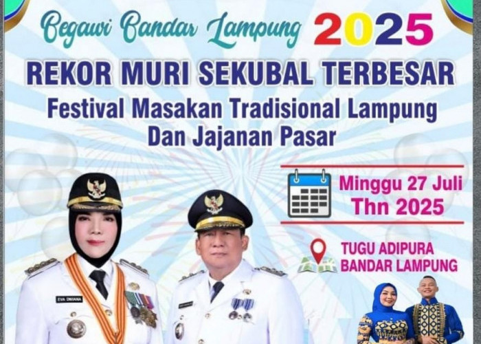 CATAT TANGGALNYA! Melihat Rekor Muri Sekubal Raksasa di Bundaran Gajah Kota Bandar Lampung.