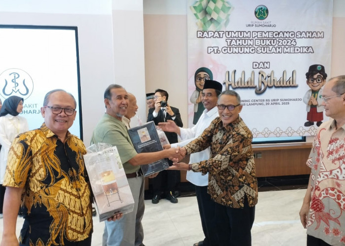 Pererat Silaturahmi Jajaran Direksi dan Manajemen RS Urip Sumoharjo Gelar Halal Bihalal