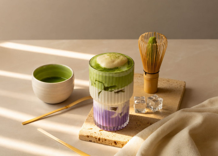 Pencinta Matcha Harus Coba! Matcha Ube, Perpaduan Baru yang Bikin Penasaran