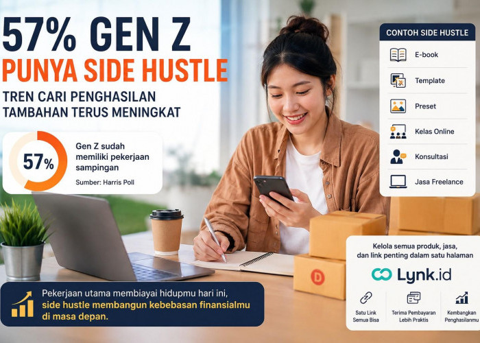57 Persen Gen Z Punya Side Hustle, Tren Cari Penghasilan Tambahan Terus Meningkat