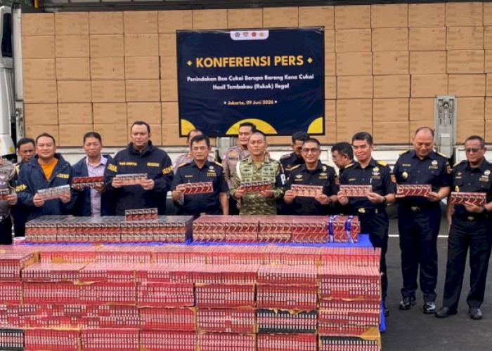 Bea Cukai Sita Hampir 9 Juta Batang Rokok Ilegal, Potensi Kerugian Negara Rp8,66 Miliar Berhasil Dicegah