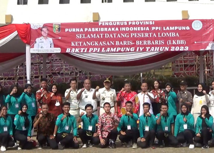 Ribuan Peserta dari 117 Tim Ikuti Lomba Kegiatan Baris Berbaris Provinsi Lampung 2023 