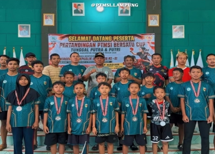 Pengprov PTMSI Lampung Sambangi Tanggamus, Bidik Bibit Atlet Tenis Meja Muda