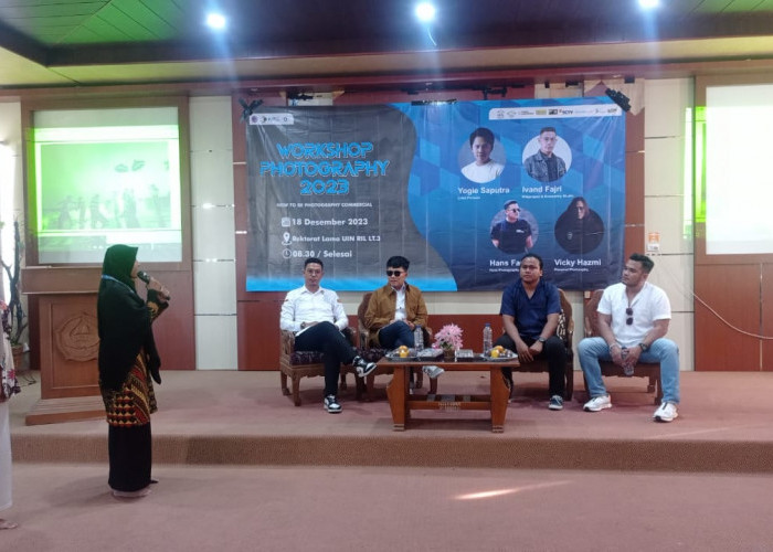 Mahasiswa KPI UIN RIL Gelar Workshop Photography, Ini Bahasan Bersama HIPDI Lampung