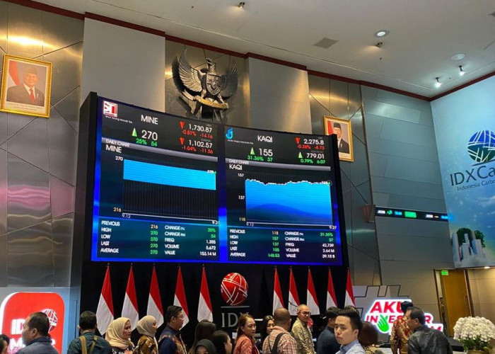 Listing Perdana di BEI, Saham EMAS Laris di Pasar Nego Rp7 Triliun