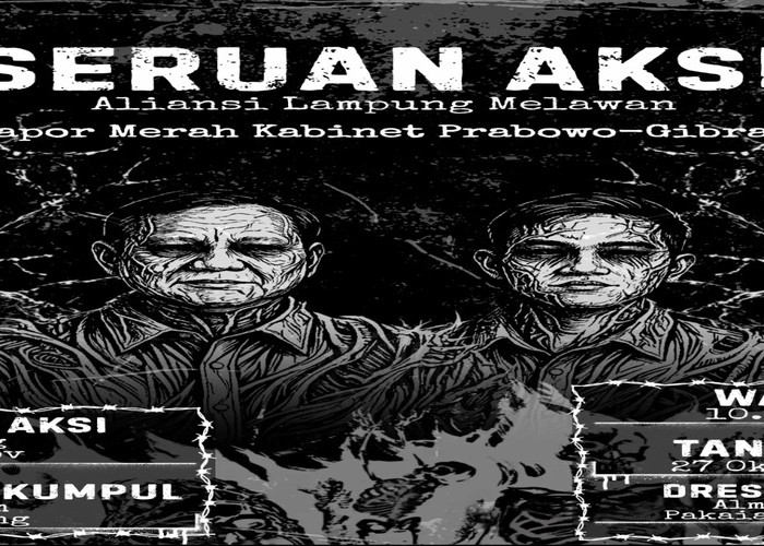 Aliansi Lampung Melawan dan Masyarakat Sipil Gelar Aksi Demo Besar di DPRD Provinsi Lampung Besok