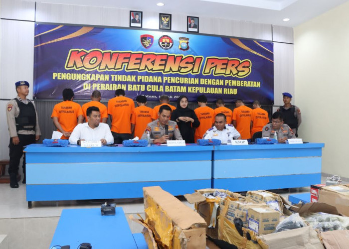 Drama Tengah Malam di Perairan Karimun, Ditpolairud Polda Kepri Gulung Komplotan Perompak Laut Kapal Asing