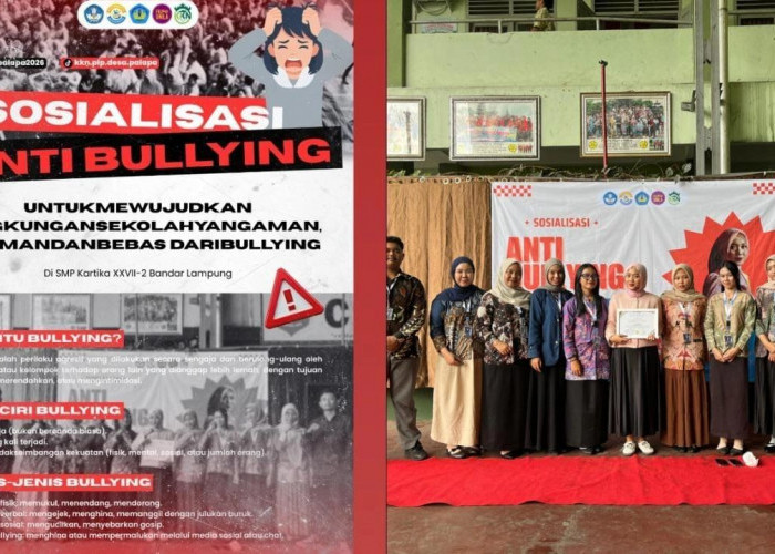 Mahasiswa KKN PLP Palapa Unila Gelar Sosialisasi Anti-Bullying di SMP Kartika XXVII-2 Bandar Lampung