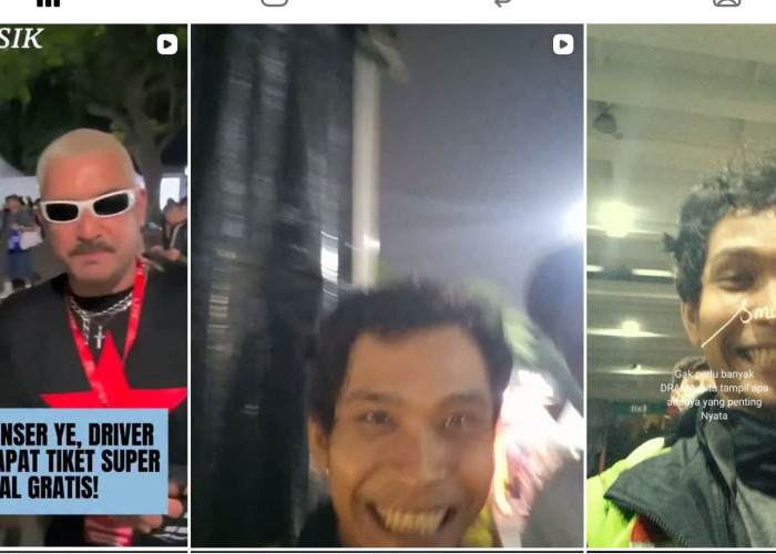 Viral 'Babang Gojek' Dibelikan Tiket VIP Nonton Konser Kanye West