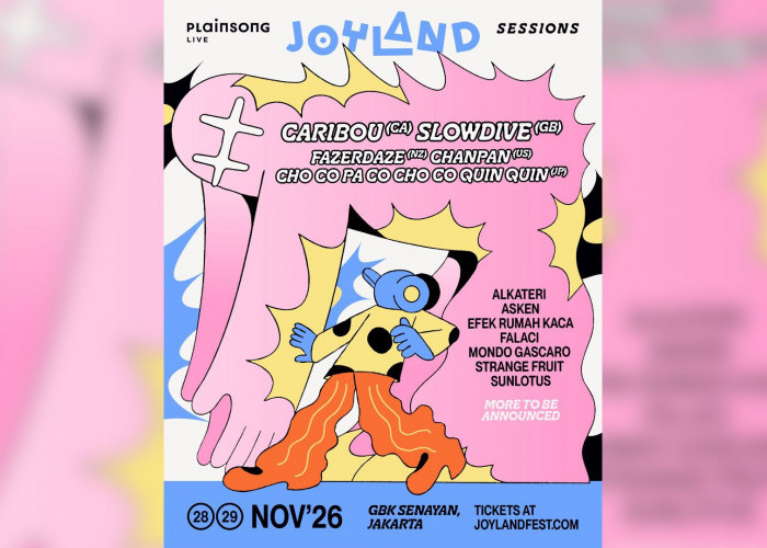 Slowdive dan Caribou Resmi Jadi Co-Headliner Joyland Festival 2026