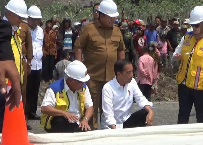 Capai 70 Persen, Ini Target Presiden Jokowi Selesaikan Perbaikan Jalan Lampung 
