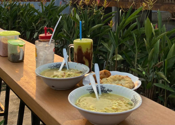 Hidden Gems! Warung Soto Pakde: Kuliner Syahdu Pinggir Sawah di Metro Utara