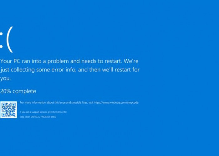 Blue Screen Tiba-Tiba Muncul? Ini Penyebab Laptop dan PC Bisa Error Mendadak