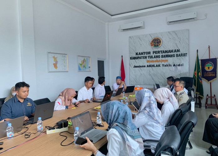 Belajar Pajak di Era Digital, KPP Pratama Kotabumi Dampingi ASN BPN Tulang Bawang Barat Gunakan Coretax