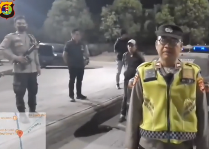 Patroli Malam Sukarame Antisipasi Curanmor hingga Tawuran di Jalur Utama Bandar Lampung