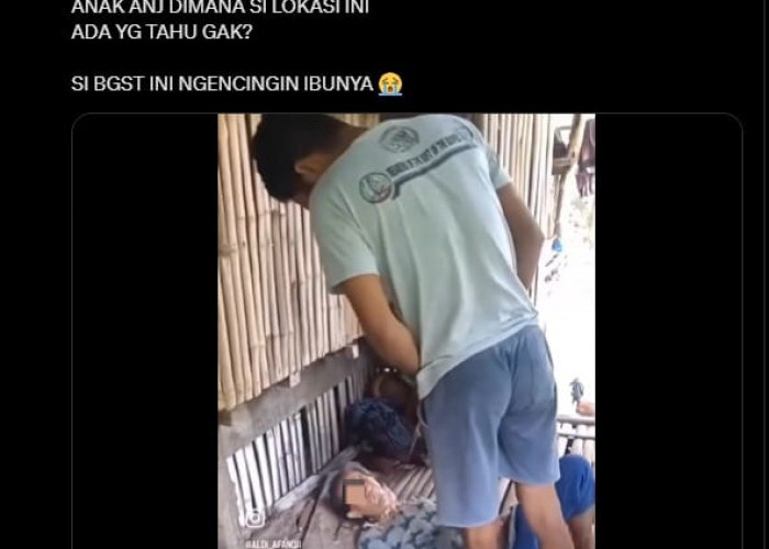 Viral..Pria Diduga Anak Kencingi Ibu Yang Lagi Sakit