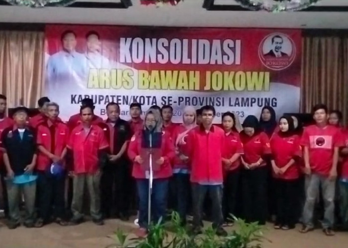 Ratusan Kader PDI Perjuangan Lampung Membelot Dukung Prabowo - Gibran