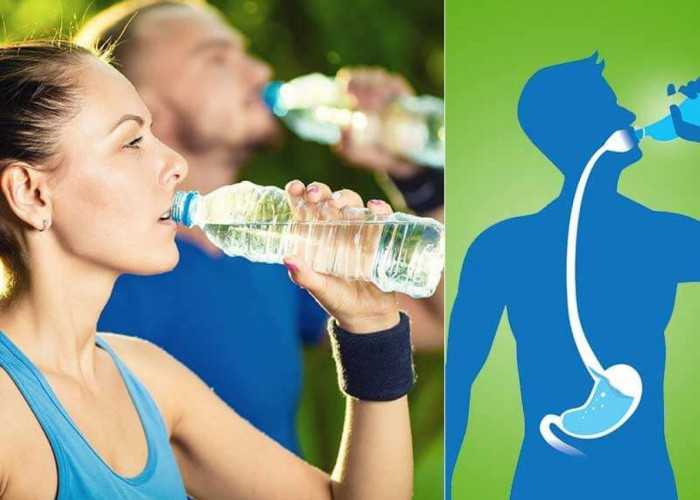 Sering Dianggap Sepele, Minum Sambil Berdiri Ternyata Bisa Bikin Asam Lambung Naik!