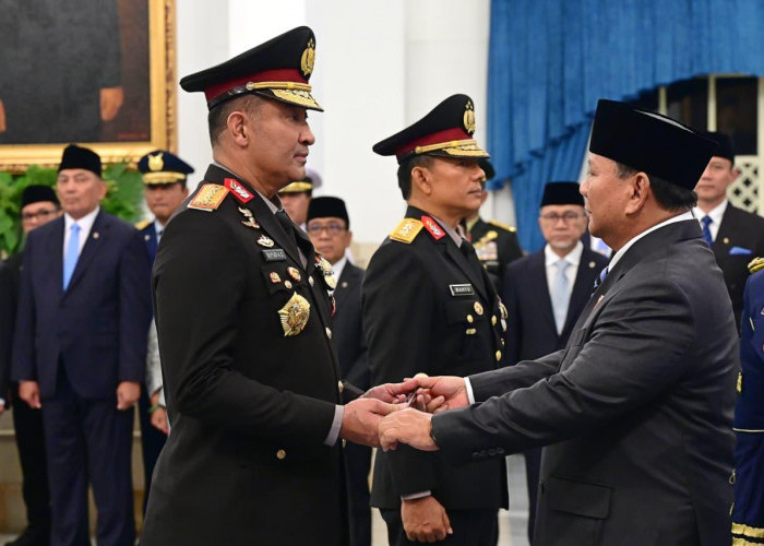 Presiden Prabowo Lantik Suyudi Ario Seto sebagai Kapolri, Wahyu Hadiningrat Jadi Wakapolri