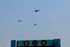Helikopter Prabowo Dikawal Dua Heli TNI, Terbang di Langit Cilangkap