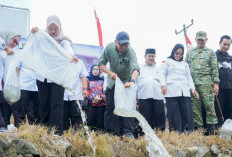 Gubernur Mirza Tebar 33 Ribu Benih Ikan di Mesuji, Warga Diminta Hentikan Praktik Setrum dan Racun Ikan