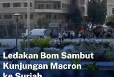 Bom Meledak di Dekat Hotel Macron Menginap, Agenda Pertemuan dengan Presiden Suriah Tetap Terjadi